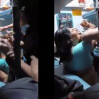 ট্রেনে যাত্রীকে জোর করে চুমু!