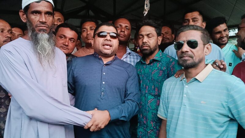 গ্রামের মানুুষ ধানের শিষে ভোট দিয়ে দেশের শান্তি ফিরিয়ে আনতে চায়, হাজী আল মামুন