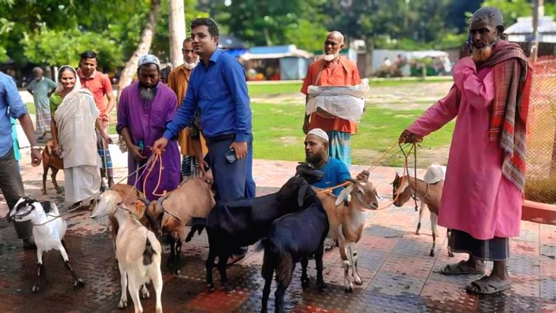 উলিপুরে ভিক্ষুকদের পুনর্বাসন: “আর ভিক্ষা করব না”—ছাগল পেয়ে আবেগাপ্লুত পঙ্গু বছির