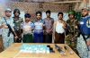 রোহিঙ্গা ক্যাম্পে বিদেশি এসএমজি ও নগদ ১৪ লাখ টাকাসহ আটক ৪