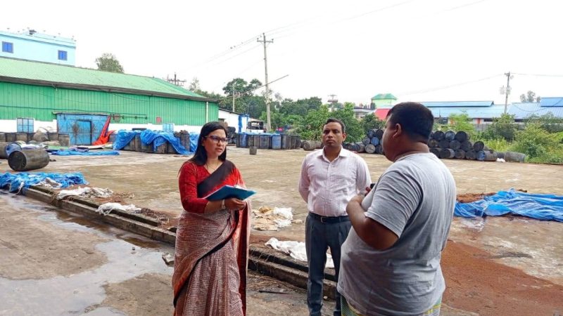 নরসিংদীর শিবপুরে বিশ হাজার টাকা জরিমানা করলেন উপজেলা নির্বাহী অফিসার