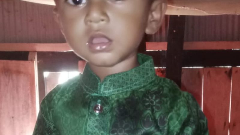 রামপালে দেড় বছরের শিশু মাসরাফি ক্যান্সারের আক্রান্ত