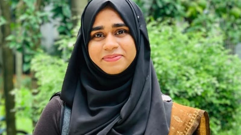 ডাকসু নির্বাচনে ভিপি প্রার্থী তাহমিনা 