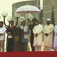 জুলাই ঘোষণাপত্র পাঠ করেছেন প্রধান উপদেষ্টা