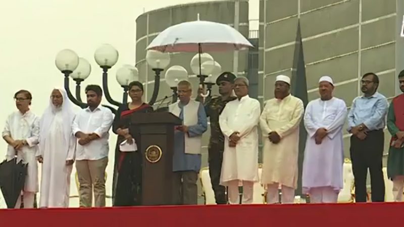 জুলাই ঘোষণাপত্র পাঠ করেছেন প্রধান উপদেষ্টা
