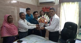 আশাশুনি স্বাস্থ্য কমপ্লেক্সে স্বাস্থ্য ও পঃপঃ কর্মকর্তা হিসেবে ডাঃ নীতিশ চন্দ্র গোলদারের যোগদান