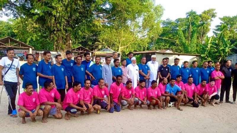 চট্টগ্রামের আনোয়ারা বখতিয়ার পাড়ায় প্রীতি ম্যাচ অনুষ্ঠিত