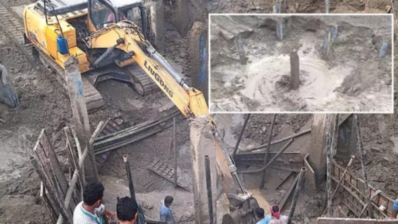 মির্জাপুরে পাইলিং করার সময় ফেটে যায় পাইপ, ৩৯ ঘণ্টা পরও চালু হয়নি গ্যাস সরবরাহ