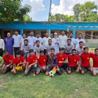 নন্দীগ্রামে মাজগ্রাম এম.এ. ফাজিল ডিগ্রি মাদ্রাসার উদ্যোগে শিক্ষক এবং শিক্ষার্থীদের ফুটবল খেলা অনুষ্ঠিত