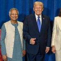 নিউইয়র্কে ট্রাম্পের সংবর্ধনায় প্রধান উপদেষ্টা ড. ইউনূস